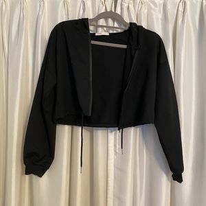 Crop Zip Hoodie
